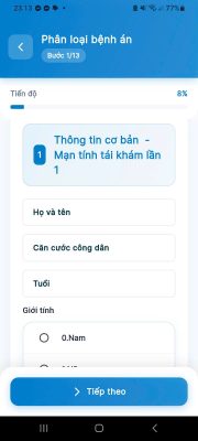 Tạo bệnh án 2